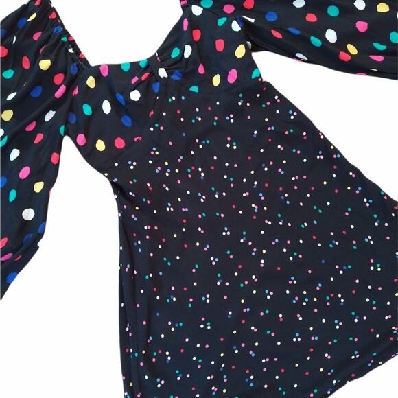 NWT Rixo Polka Dot Christmas Holiday NYE Dress - Picture 7 of 12